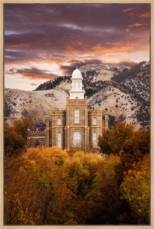 Logan Utah Fall Sunrise