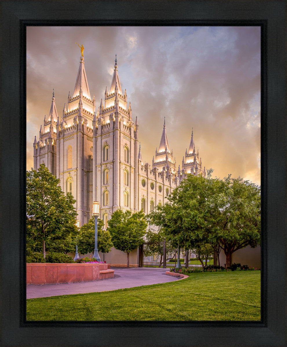 Salt Lake City Utah Eternal Glow