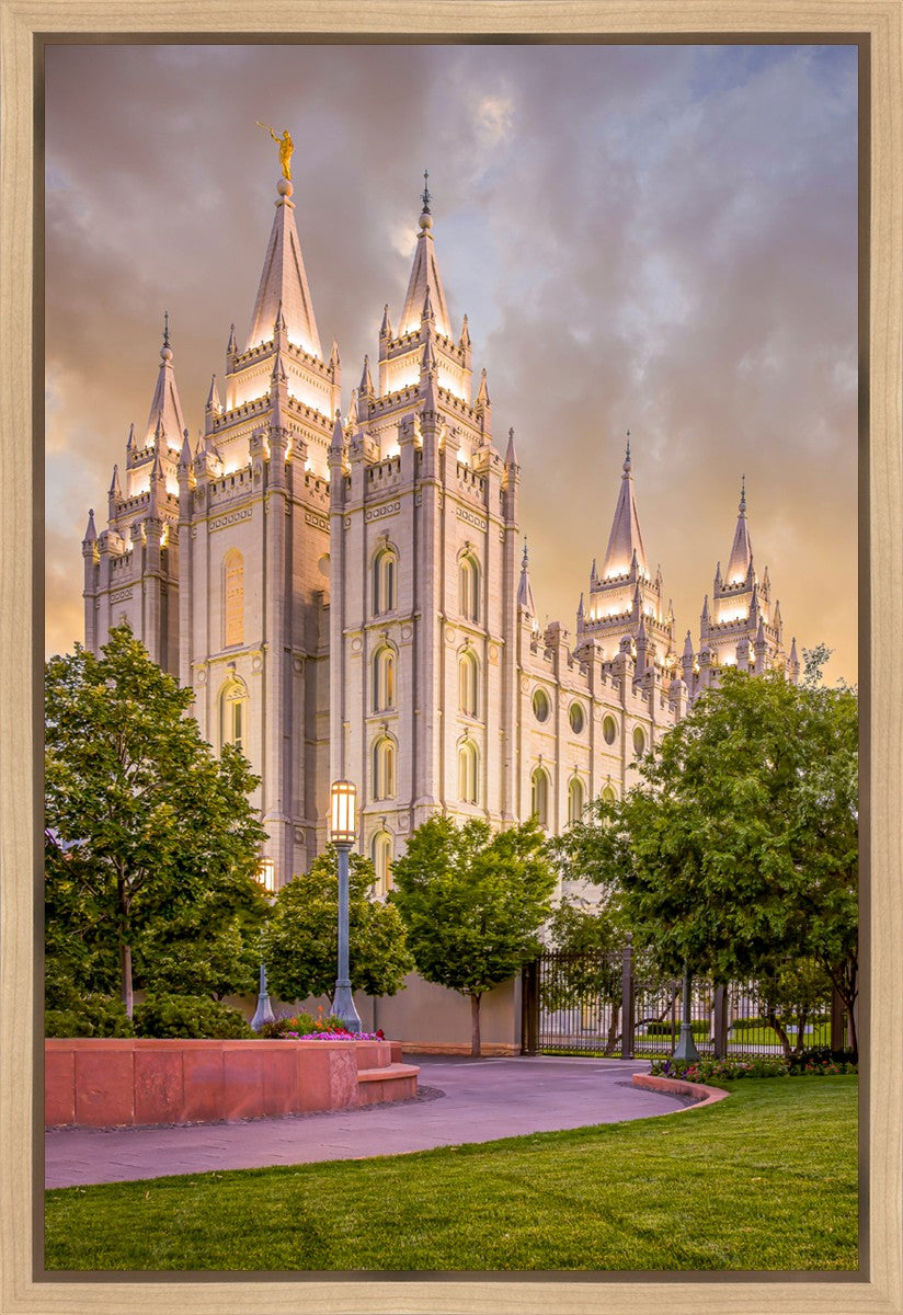 Salt Lake City Utah Eternal Glow