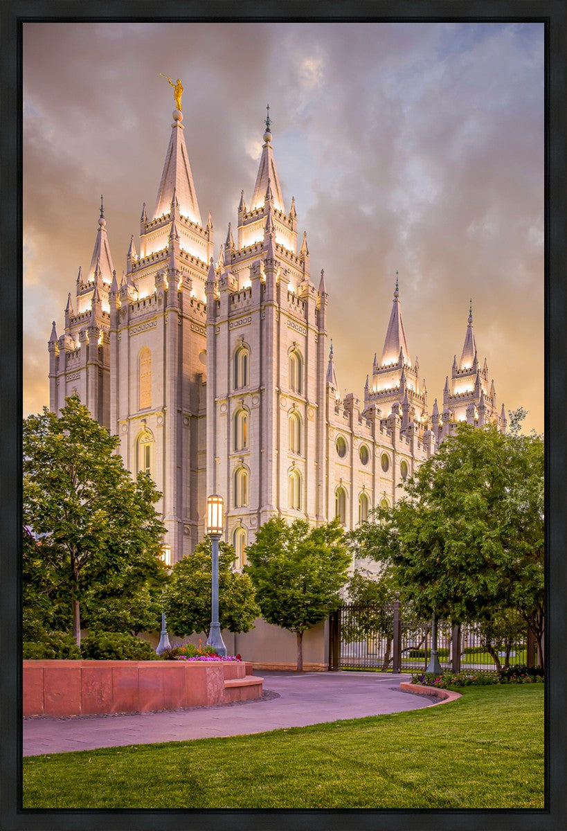 Salt Lake City Utah Eternal Glow