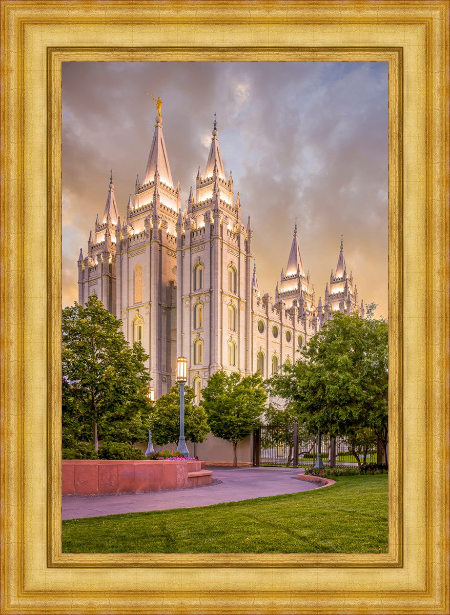 Salt Lake City Utah Eternal Glow