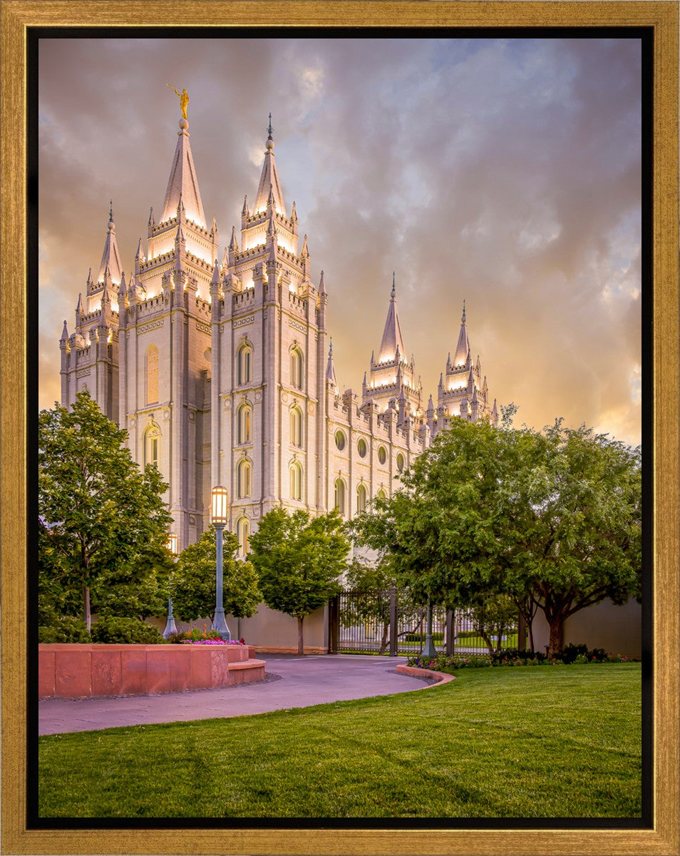 Salt Lake City Utah Eternal Glow