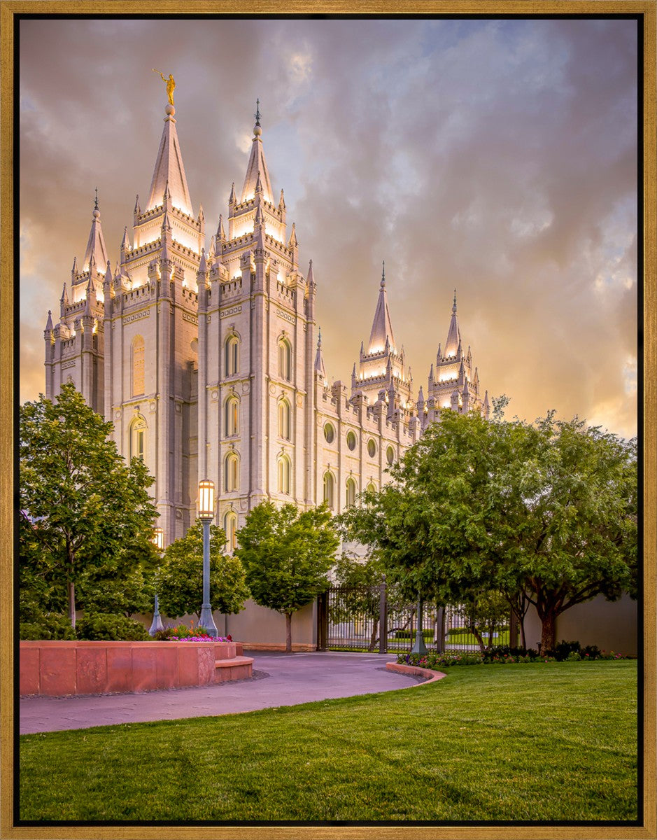 Salt Lake City Utah Eternal Glow