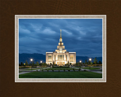 Saratoga Springs Utah Blue Night