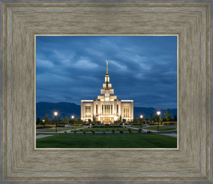 Saratoga Springs Utah Blue Night