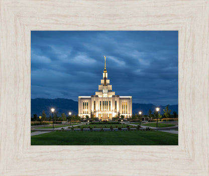 Saratoga Springs Utah Blue Night