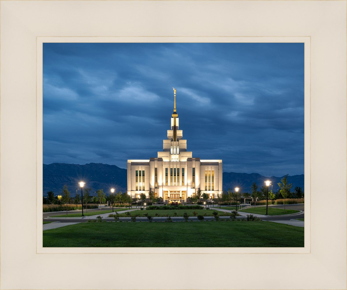 Saratoga Springs Utah Blue Night