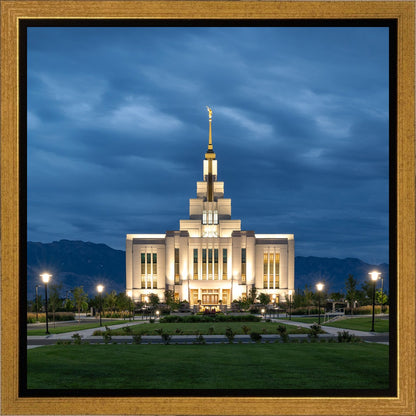 Saratoga Springs Utah Blue Night