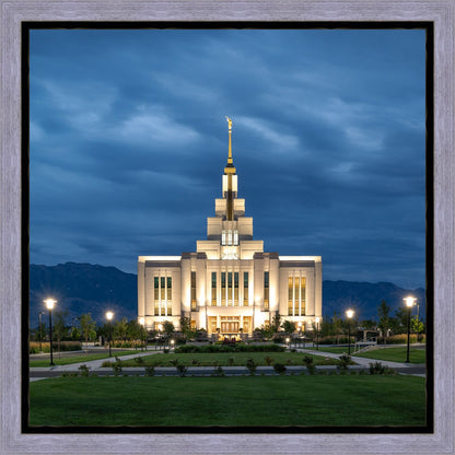 Saratoga Springs Utah Blue Night