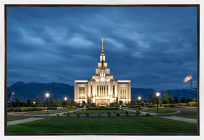 Saratoga Springs Utah Blue Night