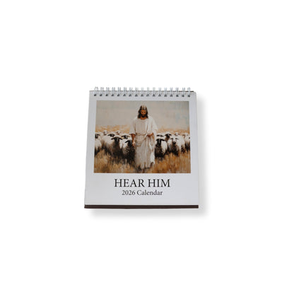 2026 Hear Him Desktop Calendar