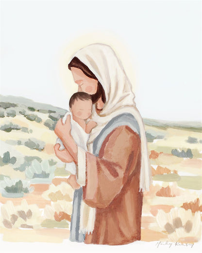 The Saviors Love - Black Hair Gallery Wrap