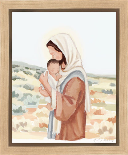 The Saviors Love - Black Hair Gallery Wrap