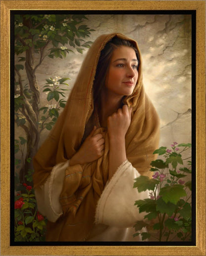 Mary Kept All Of These Things And Pondered Them In Her Heart Gallery Wrap