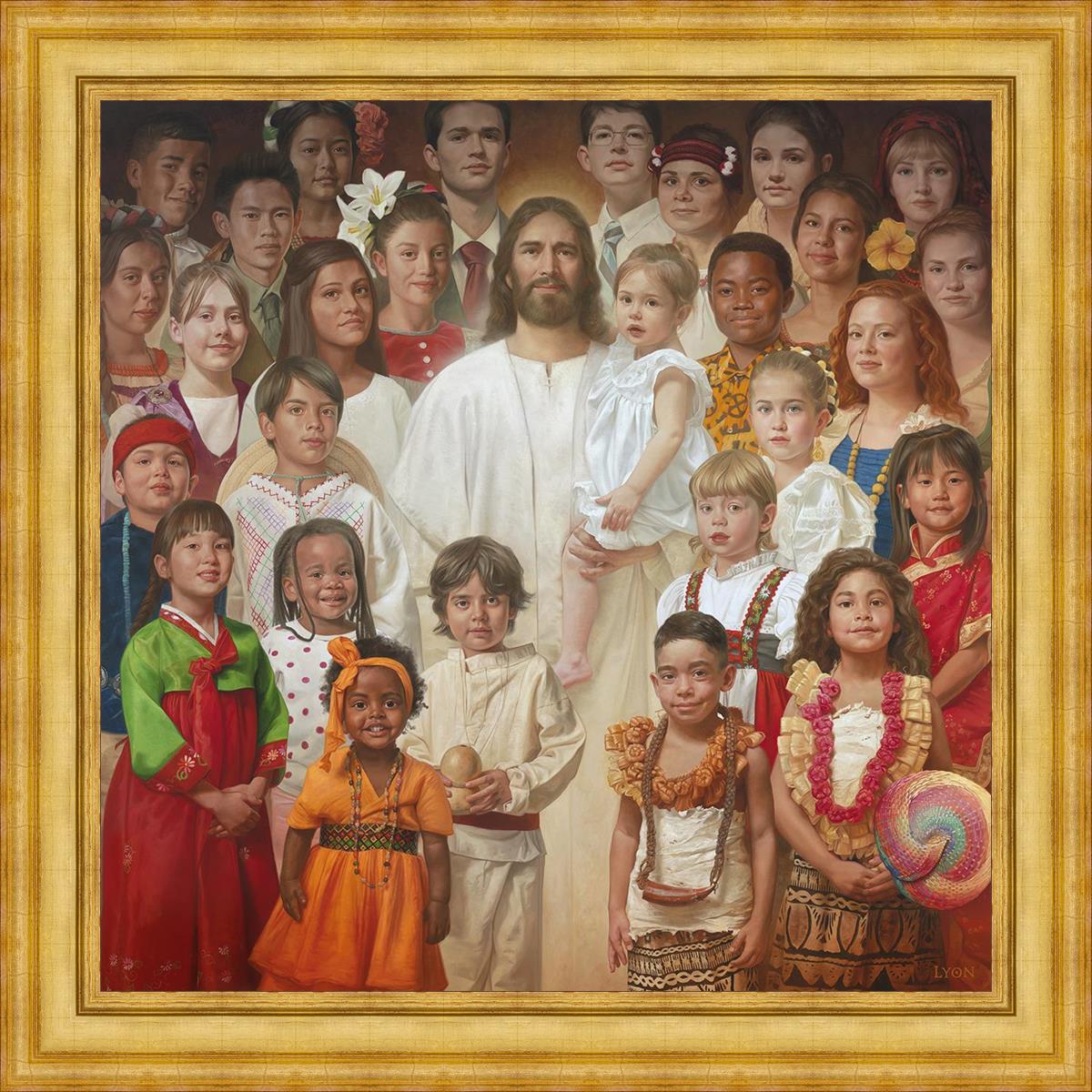 I Am A Child of God Large Wall Art