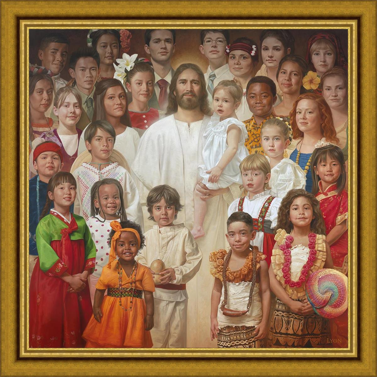I Am A Child of God Large Wall Art