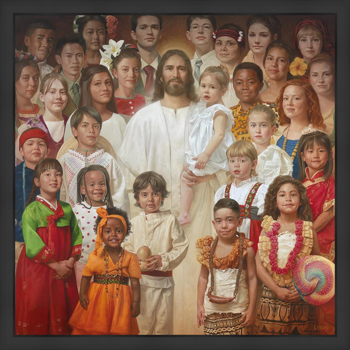 I Am A Child of God Large Wall Art