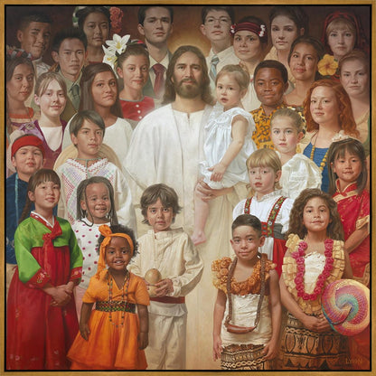 I Am A Child of God Large Wall Art Gallery Wrap