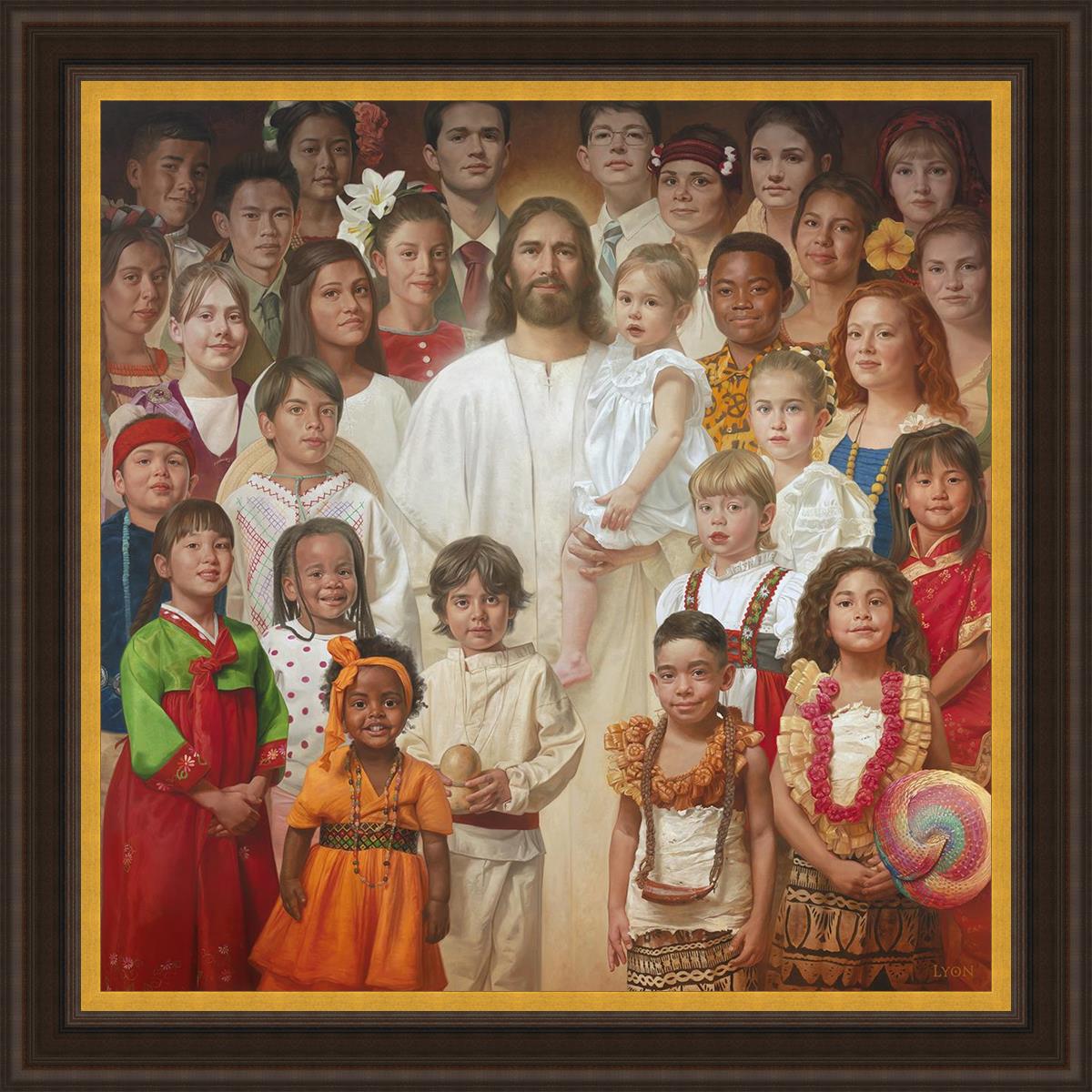 I Am A Child of God Large Wall Art