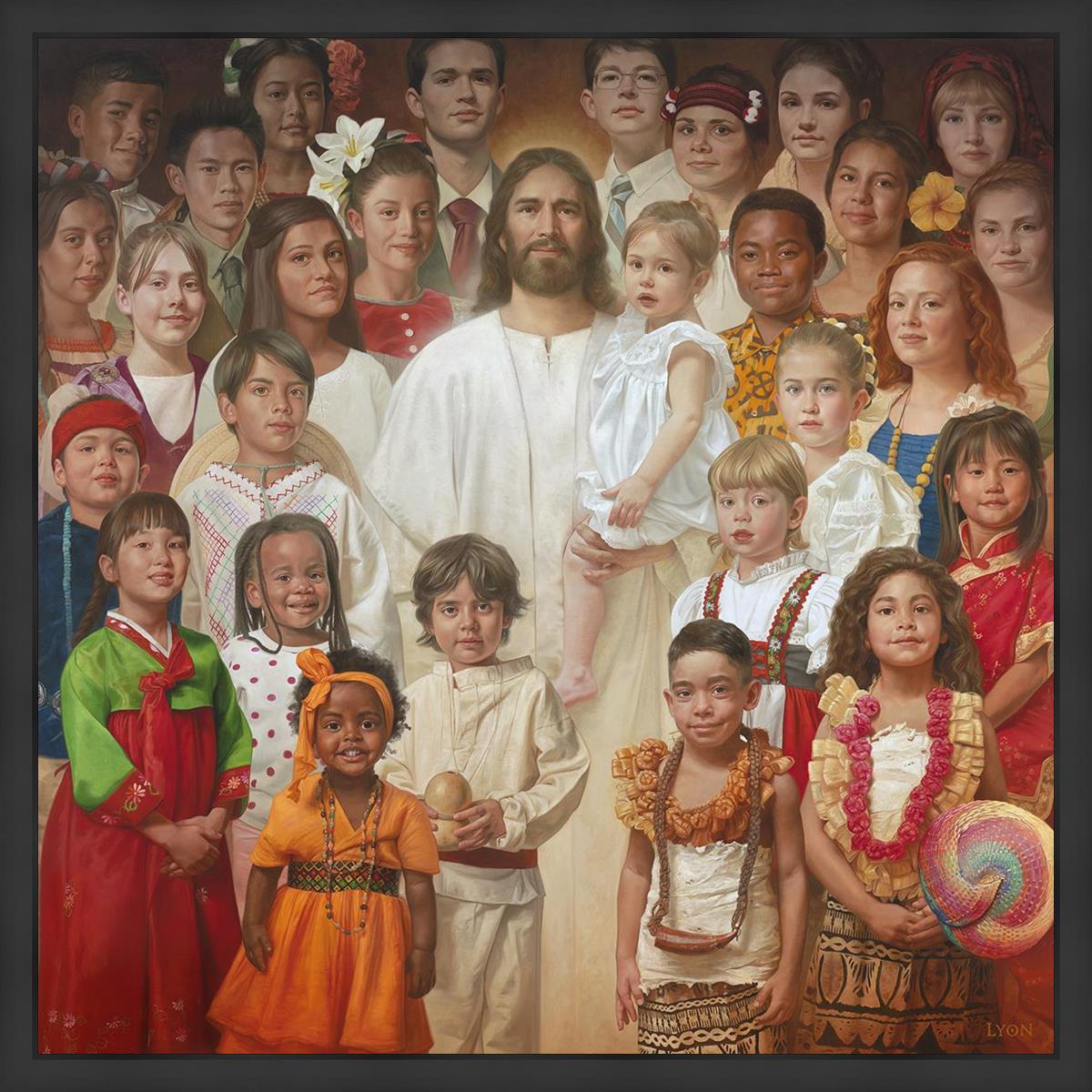 I Am A Child of God Large Wall Art