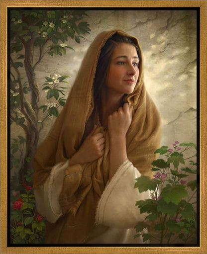 Mary Kept All Of These Things And Pondered Them In Her Heart Gallery Wrap
