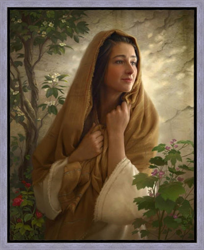 Mary Kept All Of These Things And Pondered Them In Her Heart Gallery Wrap
