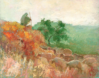 Guarding The Flock Gallery Wrap