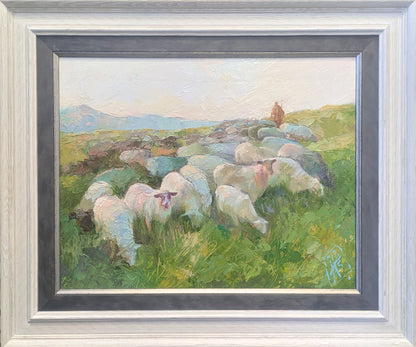 In The Care of The Shepherd Original Artwork