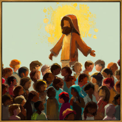 Blessed Are The Children Large Wall Art Gallery Wrap