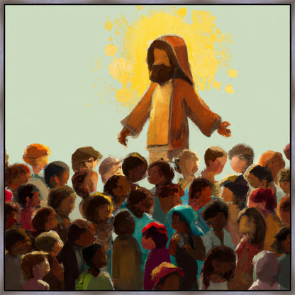 Blessed Are The Children Large Wall Art Gallery Wrap