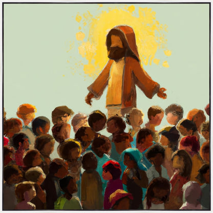 Blessed Are The Children Large Wall Art Gallery Wrap