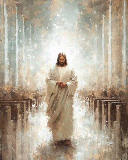 Worship Large Wall Art Gallery Wrap