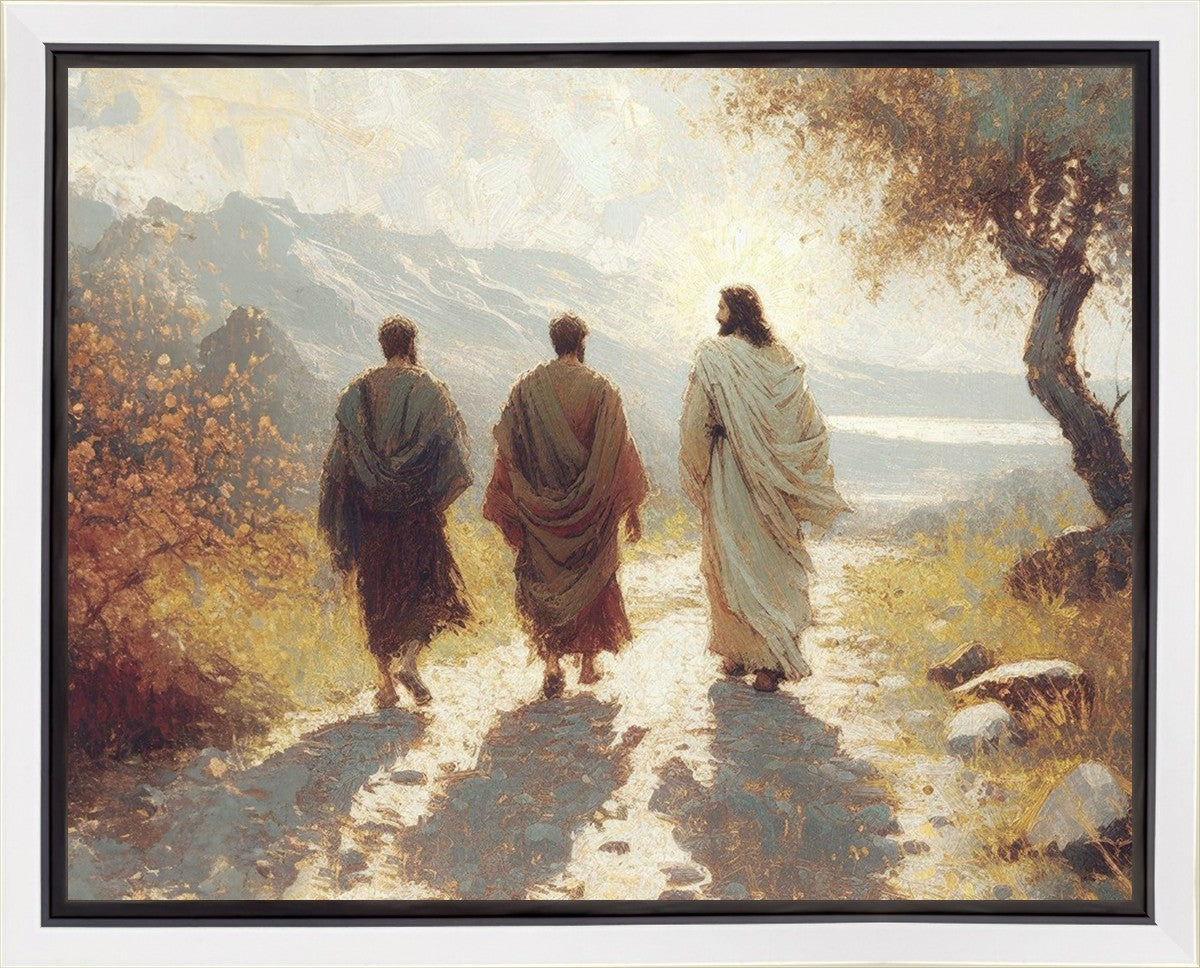 Jesus Went With Them Gallery Wrap