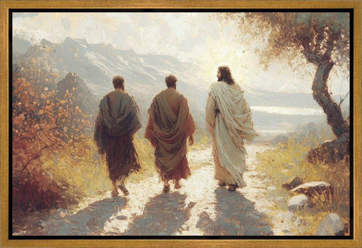 Jesus Went With Them Gallery Wrap