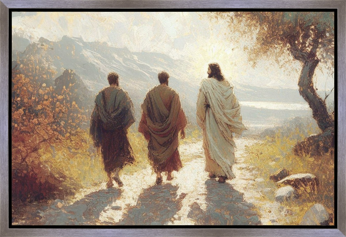 Jesus Went With Them Gallery Wrap