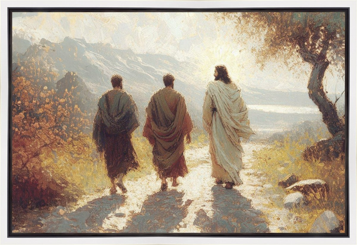 Jesus Went With Them Gallery Wrap