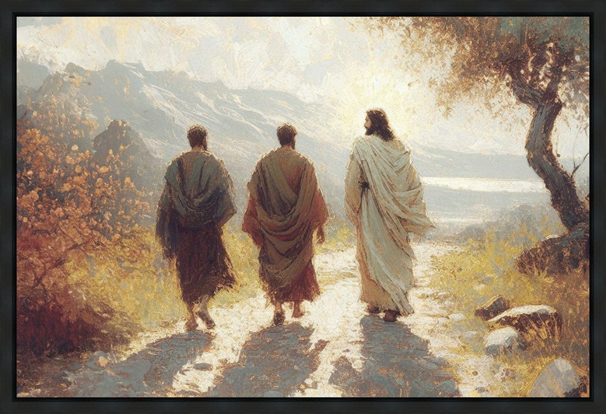 Jesus Went With Them Gallery Wrap