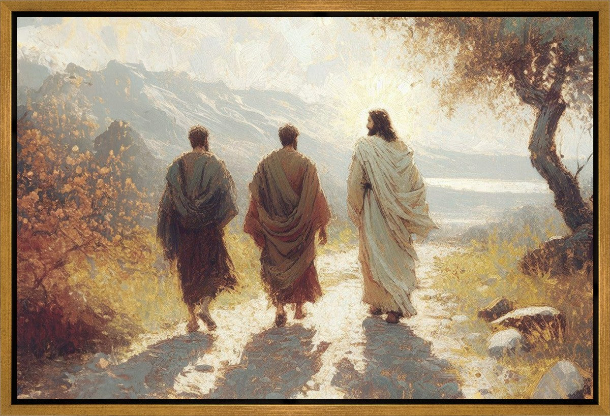 Jesus Went With Them Gallery Wrap