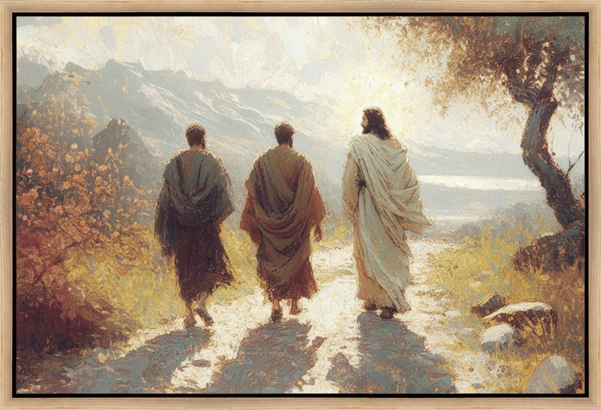 Jesus Went With Them Gallery Wrap
