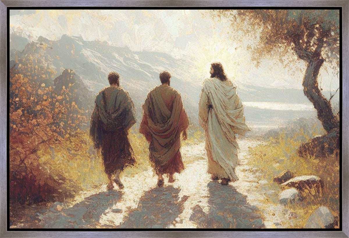 Jesus Went With Them Gallery Wrap