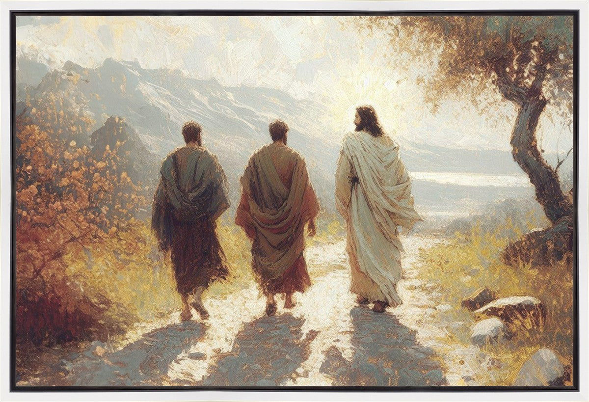 Jesus Went With Them Gallery Wrap