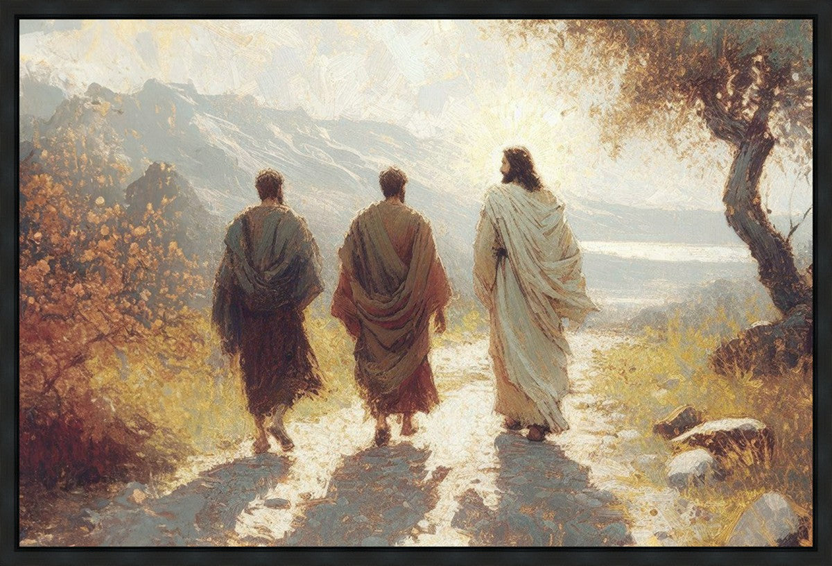 Jesus Went With Them Gallery Wrap