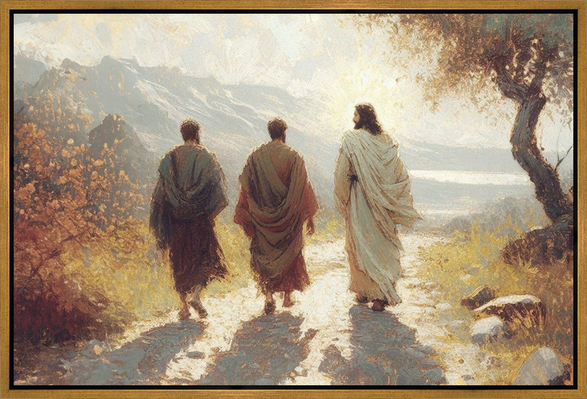 Jesus Went With Them Gallery Wrap