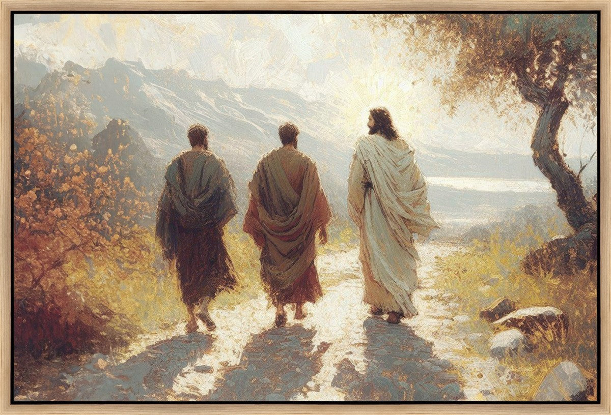 Jesus Went With Them Gallery Wrap