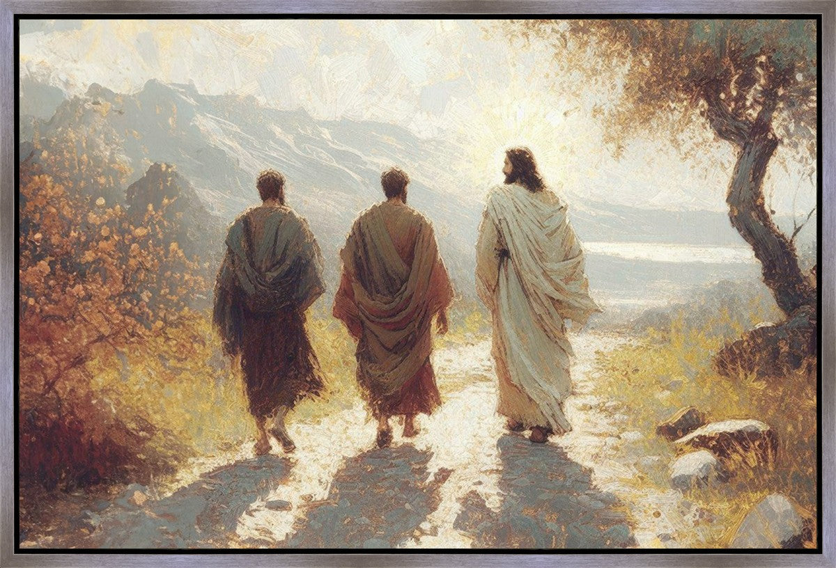 Jesus Went With Them Gallery Wrap