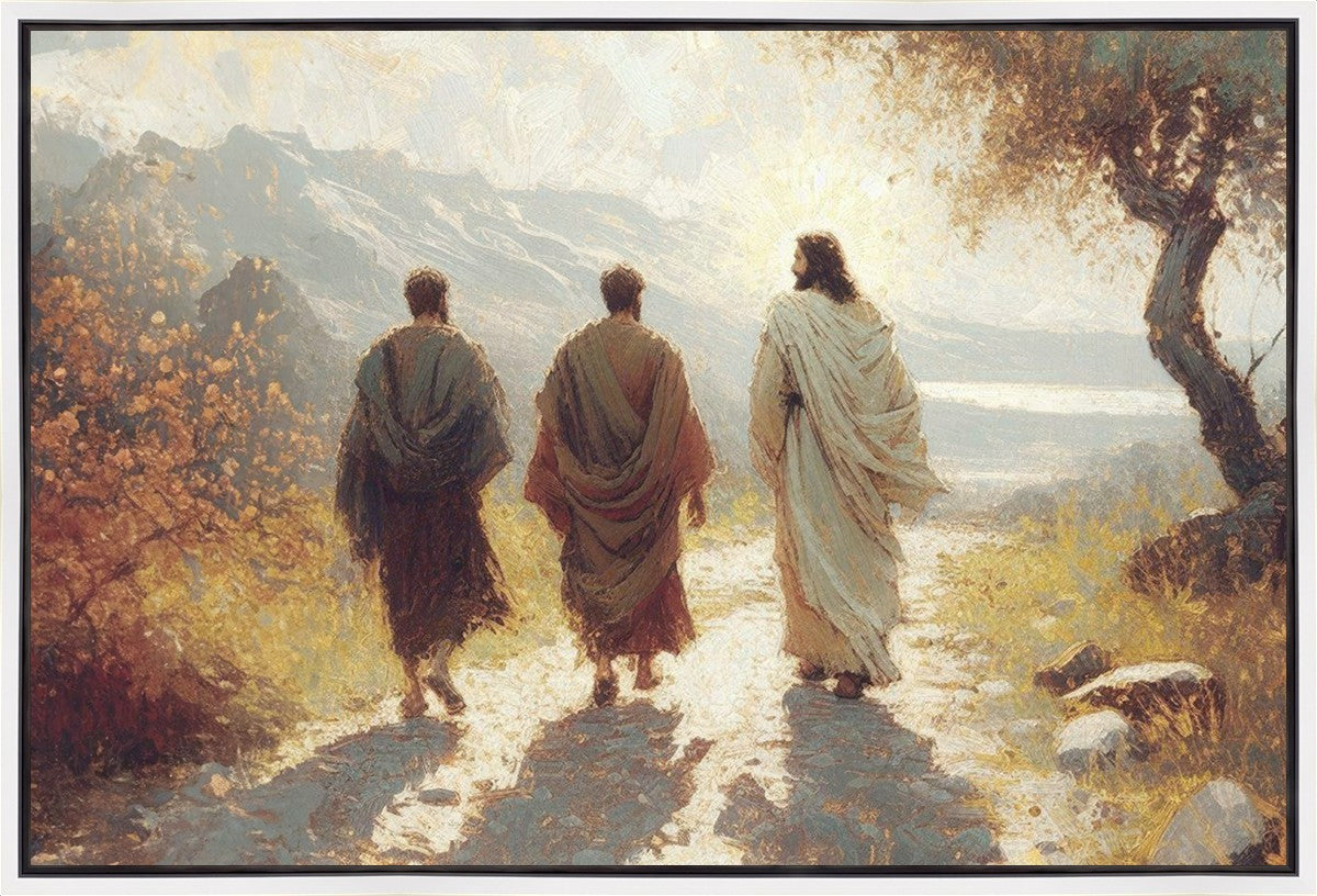 Jesus Went With Them Gallery Wrap