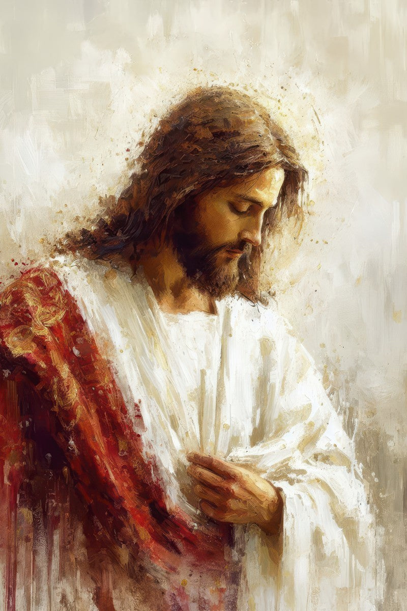 Christ in Red Robes Gallery Wrap