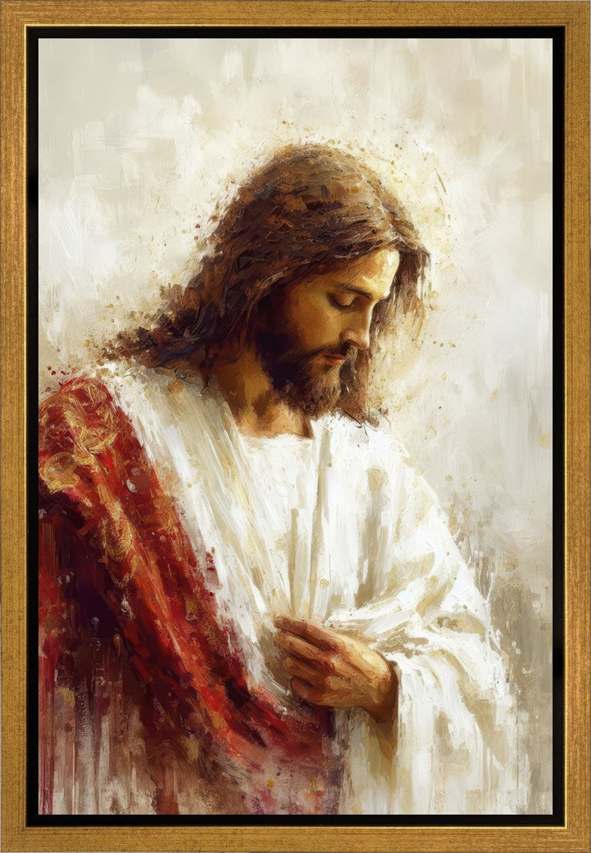 Christ in Red Robes Gallery Wrap