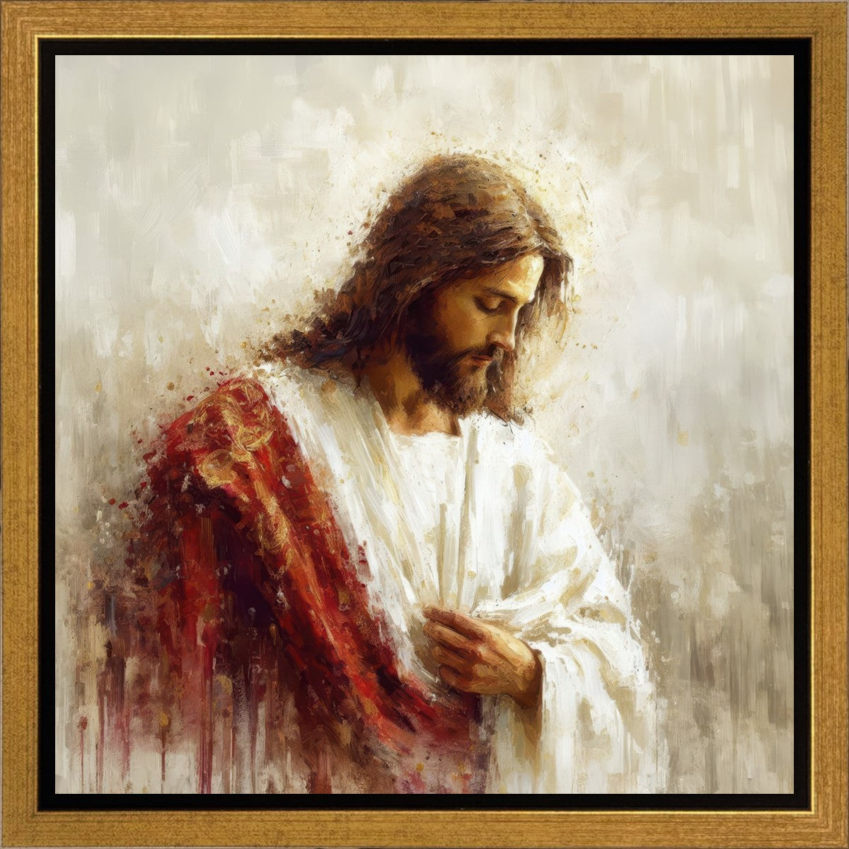 Christ in Red Robes Gallery Wrap