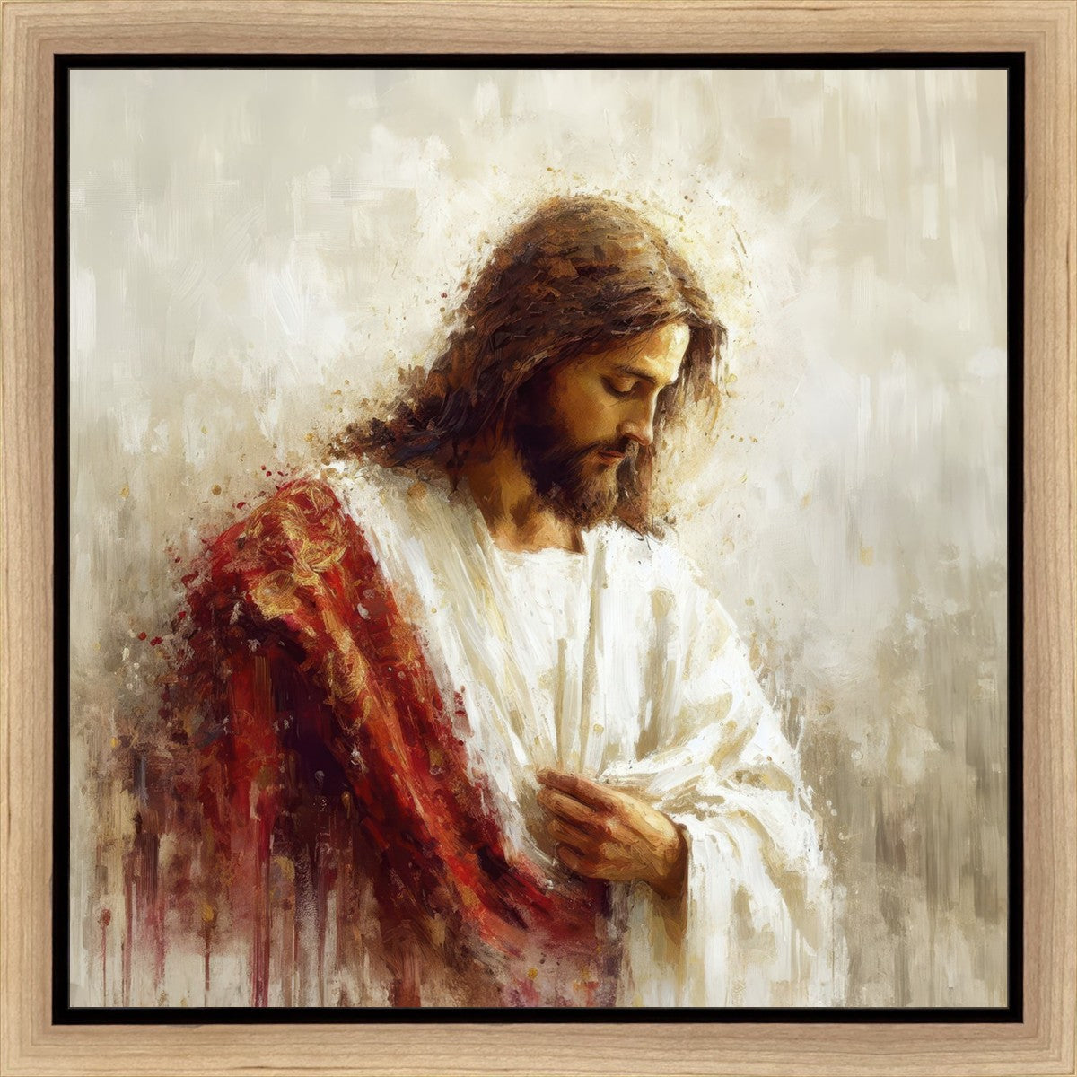 Christ in Red Robes Gallery Wrap